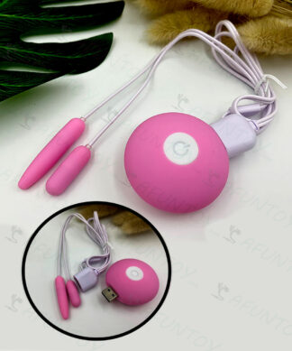 [VB011] ไข่สั่น2หัวขนาดเล็ก รีโมทชาร์จUSB