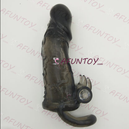 [CFV008] ปลอกเสริมยาวสั่น แบลค-ริง - Image 4