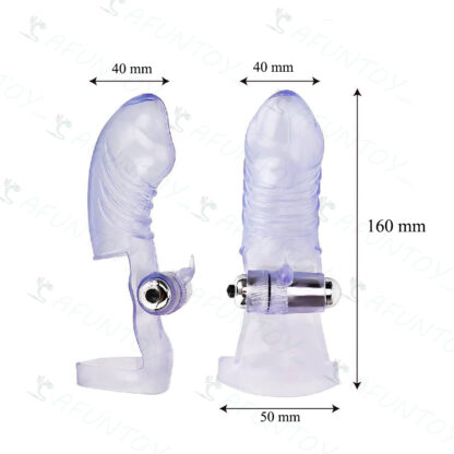 [FFV005]ปลอกนิ้วสั่น หัวเหมือนจริงมีแหวนรัดข้อมือ - Image 8