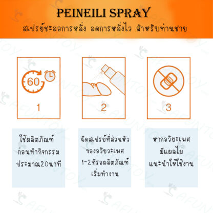 [GS009]สเปรย์เพิ่มความอึด PEINEILI สูตรสมุนไพร - Image 2