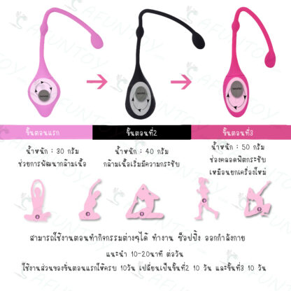 [PQ001]กระชับช่องคลอด ชุดคีย์เจล 3 เลเวล - Image 10