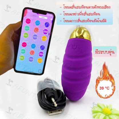 [VW024] ไข่สั่นไร้สาย Application มีระบบอุ่น - Image 2