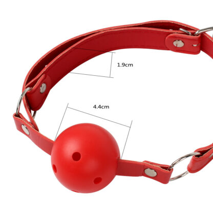 [BM001] BDSM เข็มขัดรัดปากแบบบอล - Image 4
