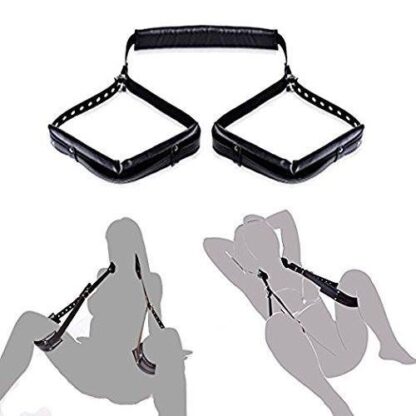 [BP001] BDSM สายรัดพิงคอบังคับยกขา