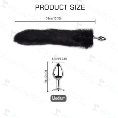 [AN002] หางจิ้งจอกเสียบก้น 35cm - Image 2